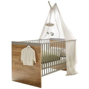 möbel-direkt.de Babyzimmer-Komplettset Larissa, (Komplett Set, 5-tlg., Schrank, Bett, Umbauseiten, Wickelkommode, Regal), hochwertig und funktional