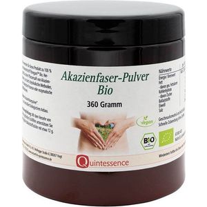 Quintessence Akazienfaser Pulver - 80% Ballaststoffe Pulver, 360 g