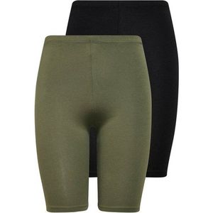 ONLY Leggings Shorts Leggings 2-er Stück Pack Fitness Radlerhose ONLLIVE (2-tlg) ONLLIVE LOVE CITY SHORTS 2PACK NOOS