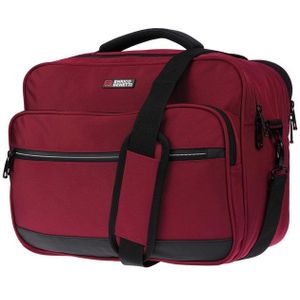 Christian Wippermann Umhängetasche Umhängetasche Laptoptasche 17 Zoll Herren Tasche (1 tlg), Messenger Bag Damen Schwarz