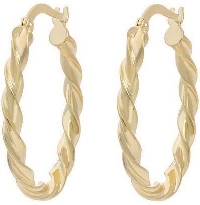 Firetti Paar Creolen Schmuck Geschenk Gold 375 Ohrschmuck Creole