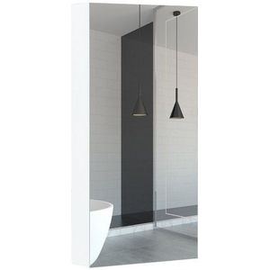 Ofcasa Badezimmerspiegelschrank Hängeschrank (1er Set) 29.5x23.5x60cm Eckschrank