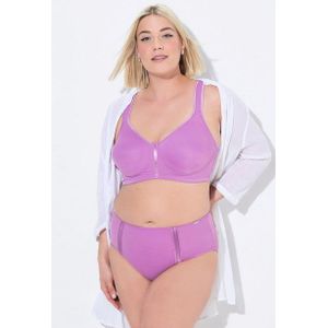 Ulla Popken Slip Midislip Mikrofaser Satinstreifen