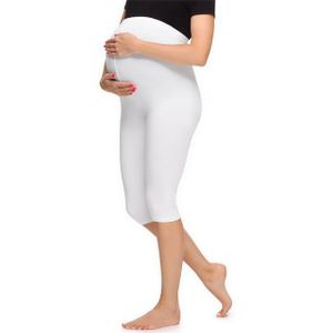 Merry Style Umstandsleggings Damen 3/4 Umstandshose aus Viskose MS10-298 (1-tlg) elastischer Bund