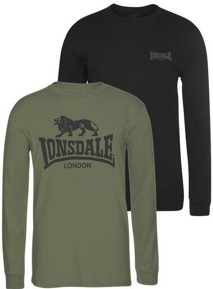 Lonsdale Langarmshirt AYRSHIRE (Packung, 2-tlg., 2er-Pack)