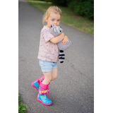 Beck Gummistiefel Sunrise Gummistiefel (wasserdichter, schmaler Stiefel, für trockene Füße bei Regen und Matschwetter) weicher flexibler Naturkautschuk, herausnehmbare Innensohle