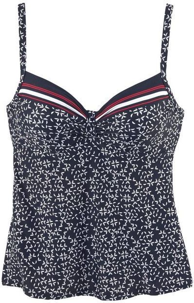 LASCANA Bügel-Tankini-Top Minimal, in bauchbedeckender Form