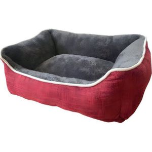 Nobby Tierbett Hundebett Classic eckig Arno bordeaux