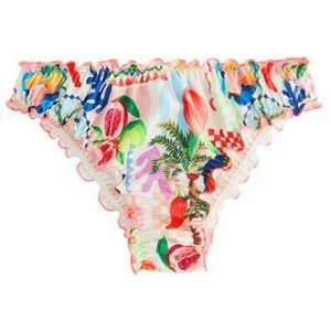 Next Bikini-Hose Bikinihose mit Kontrastrüschen, Brazilian (1-St)