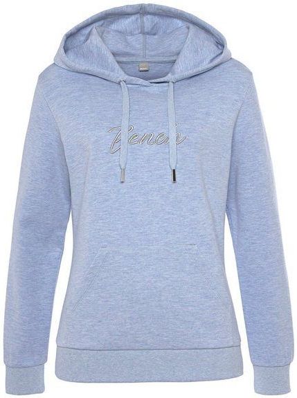 Bench. Loungewear Kapuzensweatshirt mit glänzender Logostickerei, Loungewear, Loungeanzug