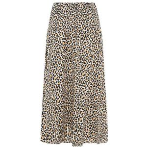 Zwillingsherz Midirock Zwillingsherz Midi Stretch Rock "Classic Leo" Elastiusches Bündchen
