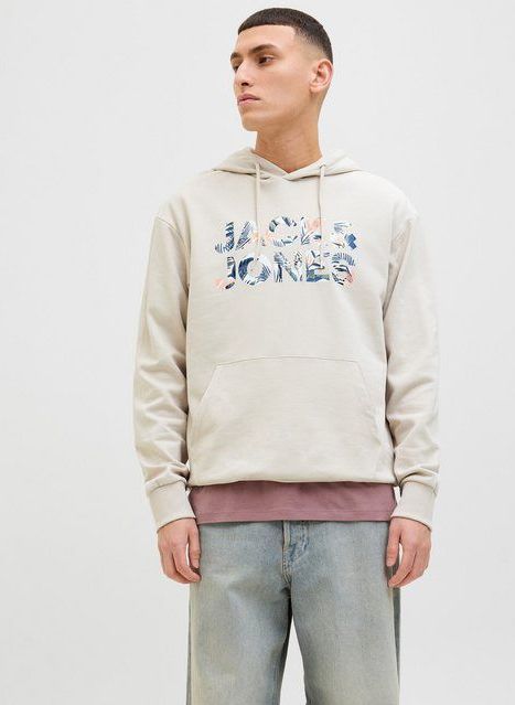 Jack & Jones Kapuzensweatshirt JJEBRYAN CORP LOGO SWEAT HOOD NOOS mit Logo Druck