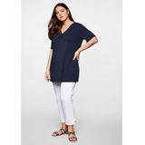 Sheego Longshirt Große Größen mit Raffung