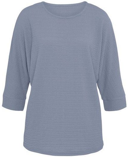 Vivance 3/4-Arm-Shirt aus bügelfreier Crêpe-Qualität