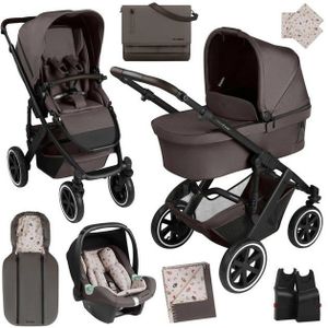 ABC Design Kombi-Kinderwagen Salsa 4 Air Kombikinderwagen Starter Set Grain Teddy