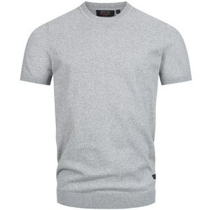 Indicode T-Shirt INVasko Klassisches Feinstrick-T-Shirt mit Rippstricksaum