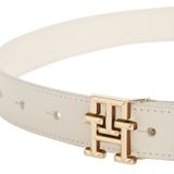 Tommy Hilfiger Ledergürtel TH LOGO 2.5 Eleganter Gürtel mit TH-Logoschnalle