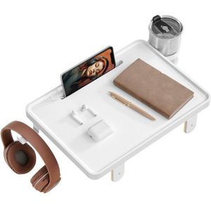 VASAGLE Nachttisch, einhängbar, verstellbar, mit Handyschlitz