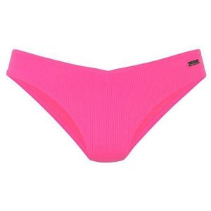 Venice Beach Bikini-Hose Lucky aus gerippter Strukturware