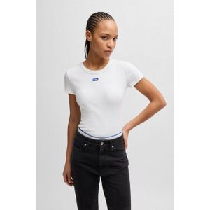 HUGO Blue T-Shirt Easy Tee_B mit HUGO Aufnäher