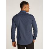 Calvin Klein Businesshemd BUSINESS STRIPE SLIM SHIRT mit Logoprint