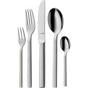 WMF Besteck-Set Lyric Plus (30-tlg), 6 Personen, Cromargan® Edelstahl Rostfrei, ergonomisch, Cromargan protect