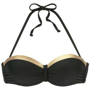 LASCANA Bügel-Bandeau-Bikini-Top Elodie, mit trendigem Materialeinsatz