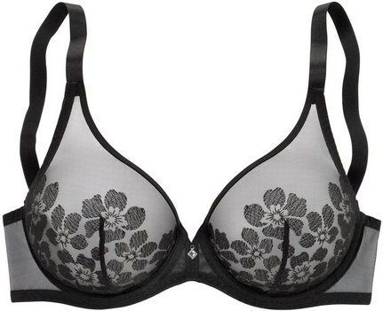 LASCANA Belle Affaire Bügel-BH aus leicht transparenter Stickerei Spitze, sexy Dessous