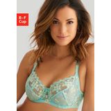 LASCANA Bügel-BH mit transparenter Stickerei-Spitze, Dessous