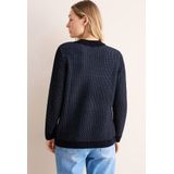 CECIL Stehkragenpullover mit Struktur