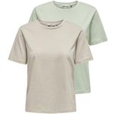 ONLY T-Shirt (2-tlg) Plain/ohne Details