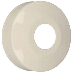 tecuro Badarmatur DESIGN-Hahnrosette (3/4) Ø 27 mm x Ø 67 mm - weiß