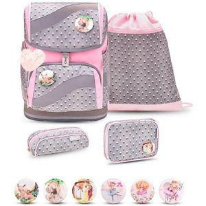 Belmil Rucksack Rucksack Smarty ergonomisches Schulranzen Set 5-teilig Favourite Pet 2
