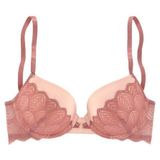 LASCANA Push-up-BH Belinda Cups aus schöner Satinware mit Spitze überzogen, sexy Dessous
