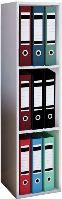 VCM Aktenregal Holz Büro Regal Bücher Ordner Aktenregal Offas 3f