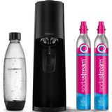 SodaStream Wassersprudler TERRA Bundle, (Set, 4-tlg), SodaStreamWassersprudler,CO2-Zylinder+ 1L Kunststoff-Flasche