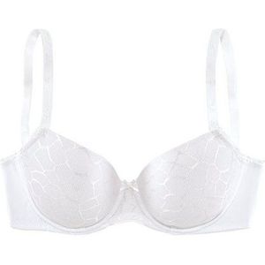 LASCANA Schalen-BH Chiara mit graphischem Netz-Muster, Dessous