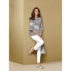 heine Jerseyhose Bauchweg-Hose Innenbeinlänge ca. 73 cm