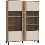 FORTE Highboard Killarney, Highboardvitrine, Stauraum, Soft Close