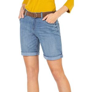 SUBLEVEL Jeansbermudas Denim Bermuda mit Gürtel