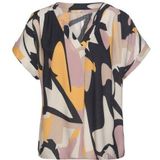 LASCANA Druckbluse mit kurzen Ärmeln und Allover-Druck, Blusenshirt, Business-Look