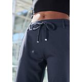 LASCANA Shorts mit Gürtelschlaufen und Bindeband, Loungewear