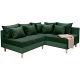 COLLECTION AB Ecksofa L-Form, Ecksofa,Ottomane rechte Seite montierbar,Komfortablen bonnelfederkern