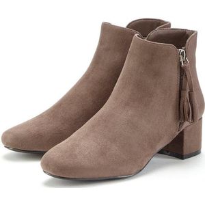 LASCANA Stiefelette Stiefel, Boots mit bequemem Blockabsatz VEGAN