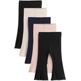 Next Leggings Gerippte Leggings mit Schlag, 5er-Pack (5-tlg)