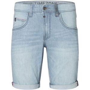 TIMEZONE Jeansshorts mit elastischem Bund und Zipper Slim ScottyTZ Short