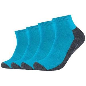 Camano Sportsocken function (4er Pack) mit entlastender Halbplüschsohle
