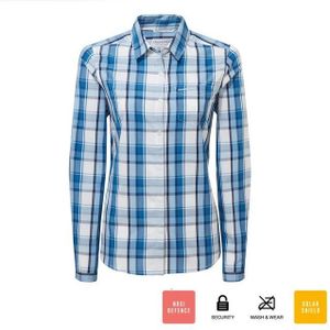 Craghoppers Langarmshirt Craghoppers - Kiwi LS - Damen Nosilife Bluse mit Insektenschutz