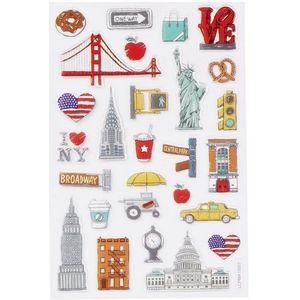 itenga Aufkleber Hobbyfun GLOSSY-Sticker USA