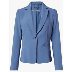 Comma Blusenblazer Antaillierter Kurzblazer mit Reverskragen